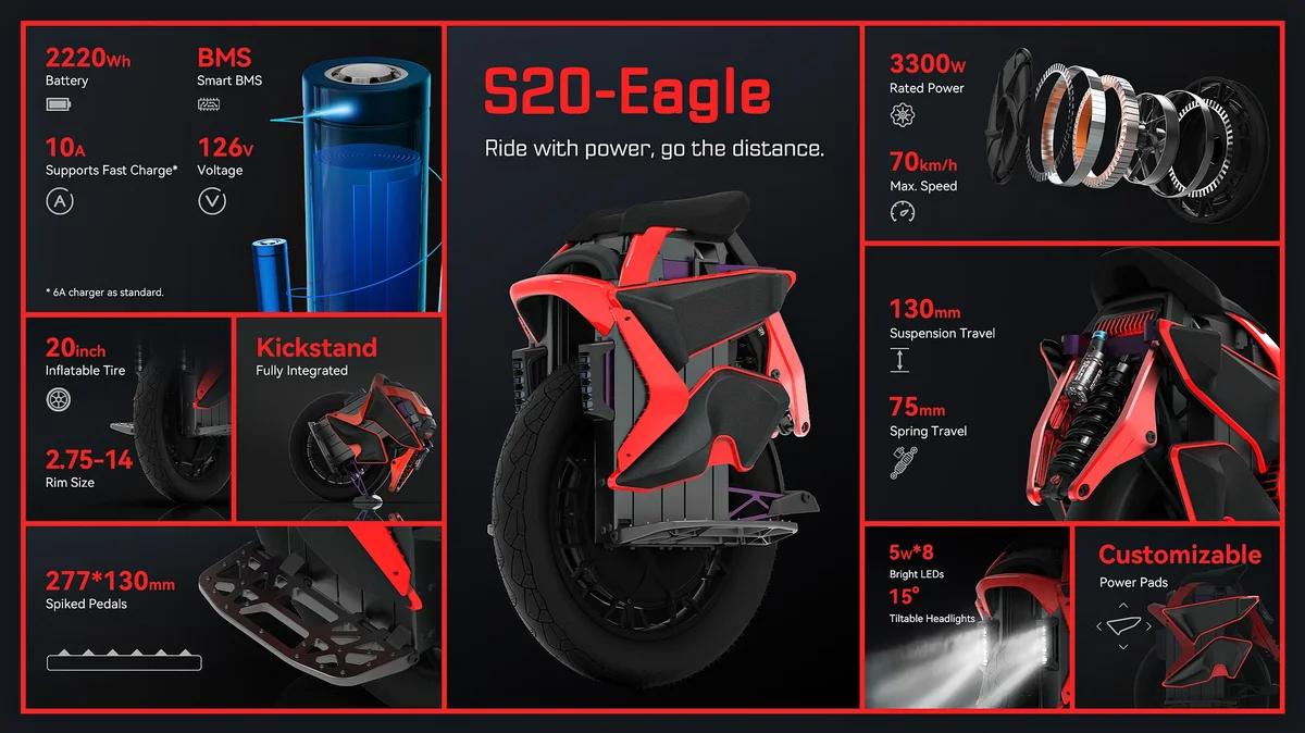 セグウェイ　kingsong KS-S22 KingSong S22 Review: A Suspension Electric Unicycle for